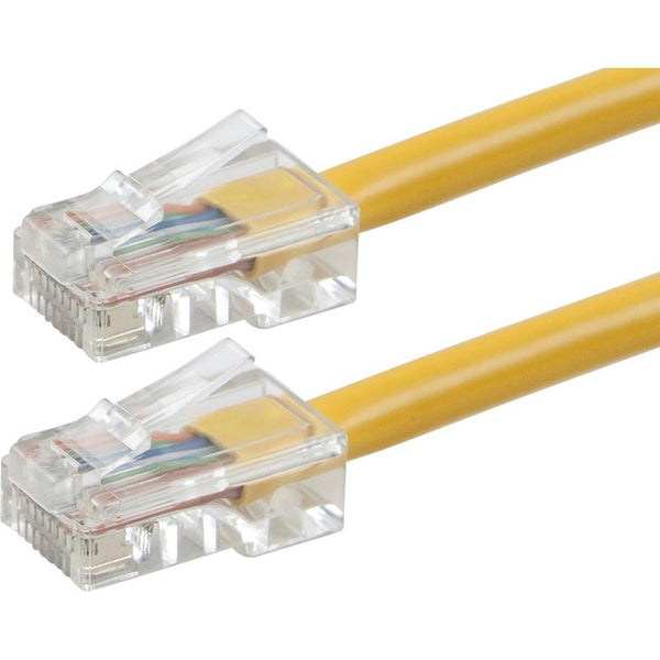 Monoprice ZEROboot Series Cat6 24AWG UTP Ethernet Network Patch Cable, 7ft Yellow - American Tech Depot