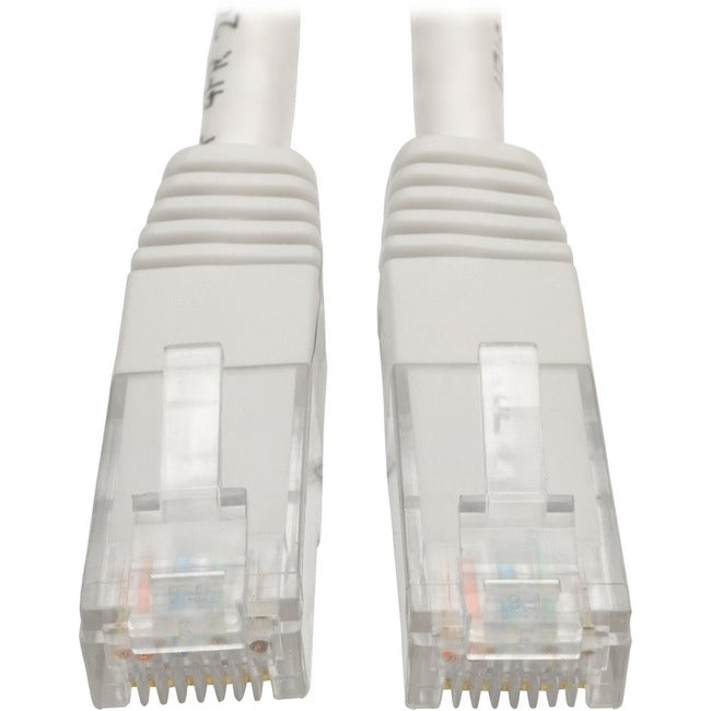 Tripp Lite 3ft Cat6 Gigabit Molded Patch Cable RJ45 M-M 550MHz 24 AWG White 3' - American Tech Depot