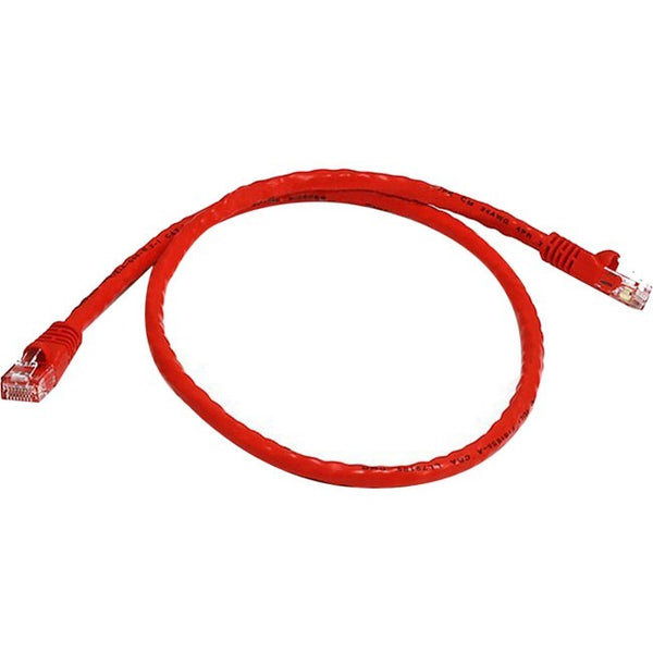 Monoprice Cat6 24AWG UTP Ethernet Network Patch Cable, 2ft Red - American Tech Depot