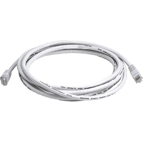 Monoprice Cat6 24AWG UTP Ethernet Network Patch Cable, 10ft White - American Tech Depot