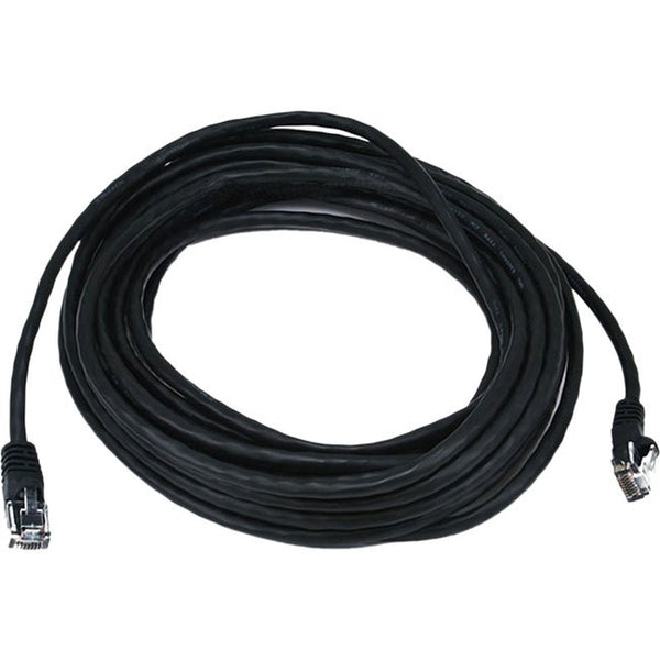 Monoprice Cat5e 24AWG UTP Ethernet Network Patch Cable, 25ft Black - American Tech Depot