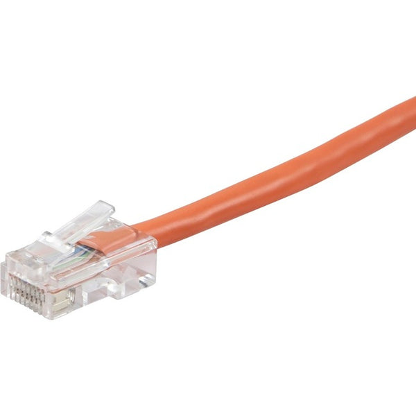 Monoprice ZEROboot Series Cat6 24AWG UTP Ethernet Network Patch Cable, 50ft Orange - American Tech Depot