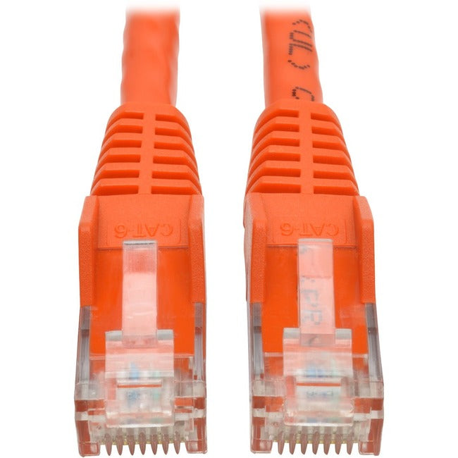 Tripp Lite 2ft Cat6 Gigabit Snagless Molded Patch Cable RJ45 M-M Orange 2' - American Tech Depot