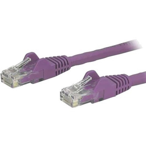 StarTech.com 125ft CAT6 Ethernet Cable - Purple Snagless Gigabit CAT 6 Wire 100W PoE RJ45 UTP 650MHz Category 6 Network Patch Cord UL-TIA - American Tech Depot