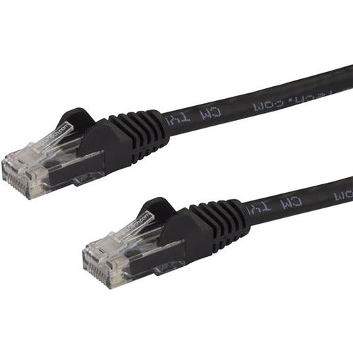 StarTech.com 125ft CAT6 Ethernet Cable - Black Snagless Gigabit CAT 6 Wire - 100W PoE RJ45 UTP 650MHz Category 6 Network Patch Cord UL-TIA - American Tech Depot