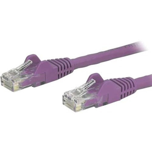 StarTech.com 20ft CAT6 Ethernet Cable - Purple Snagless Gigabit CAT 6 Wire - 100W PoE RJ45 UTP 650MHz Category 6 Network Patch Cord UL-TIA - American Tech Depot