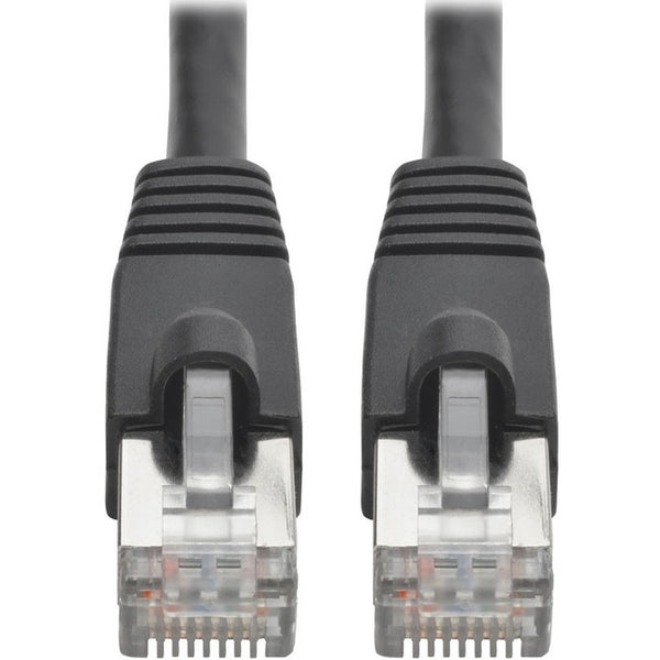 Tripp Lite Cat6a Snagless Shielded STP Patch Cable 10G, PoE, Black M-M 20ft - American Tech Depot