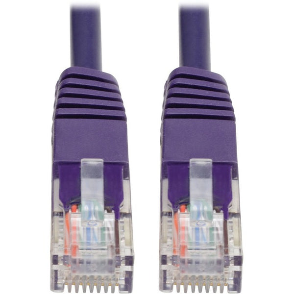 Tripp Lite Cat5e 350 MHz Molded UTP Patch Cable (RJ45 M-M), Purple, 6 ft. - American Tech Depot