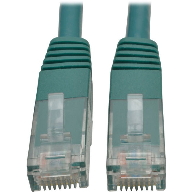 Tripp Lite Cat6 Cat5e Gigabit Molded Patch Cable RJ45 M-M 550MHz Green 1ft - American Tech Depot