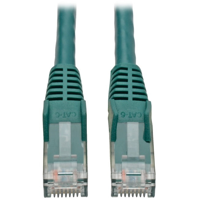 Tripp Lite Cat6 GbE Snagless Molded Patch Cable UTP Green RJ45 M-M 4ft 4' - American Tech Depot