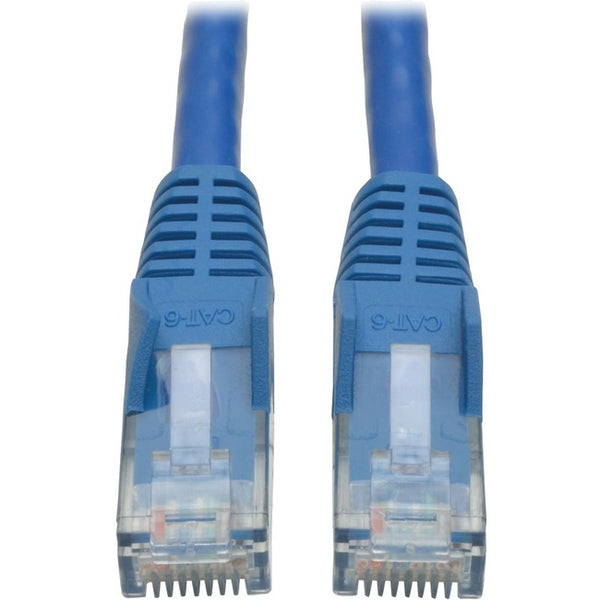 Tripp Lite Cat6 GbE Gigabit Ethernet Snagless Molded Patch Cable UTP Blue RJ45 M-M 8ft 8' - American Tech Depot