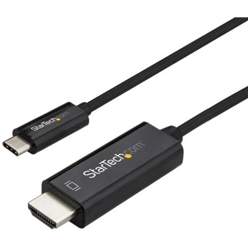 StarTech.com 6ft (2m) USB C to HDMI Cable - 4K 60Hz USB Type C DP Alt Mode to HDMI 2.0 Video Display Adapter Cable - Works w-Thunderbolt 3 - American Tech Depot