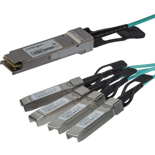 StarTech.com AOC Breakout Cable for Cisco QSFP-4X10G-AOC7M - 7m 40G 1x QSFP+ to 4x SFP+ AOC Cable - 40GbE QSFP+ Active Optical Fiber 23ft - American Tech Depot