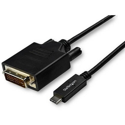 StarTech.com 10ft (3m) USB C to DVI Cable - 1080p USB Type-C to DVI-Digital Video Display Adapter Monitor Cable - Works w- Thunderbolt 3 - American Tech Depot