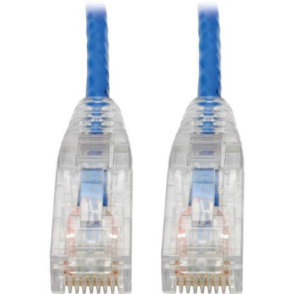 Tripp Lite Cat6 UTP Patch Cable (RJ45) - M-M, Gigabit, Snagless, Molded, Slim, Blue, 7 ft. - American Tech Depot