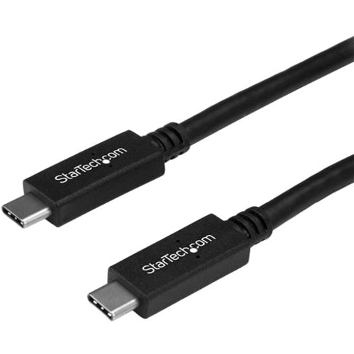 StarTech.com 6 ft 1.8m USB C to USB C Cable w- 5A PD - M-M - USB 3.0 (5Gbps) - USB-IF Certified - USB Type C Cable - USB C Charging Cable - USB C Cable - American Tech Depot