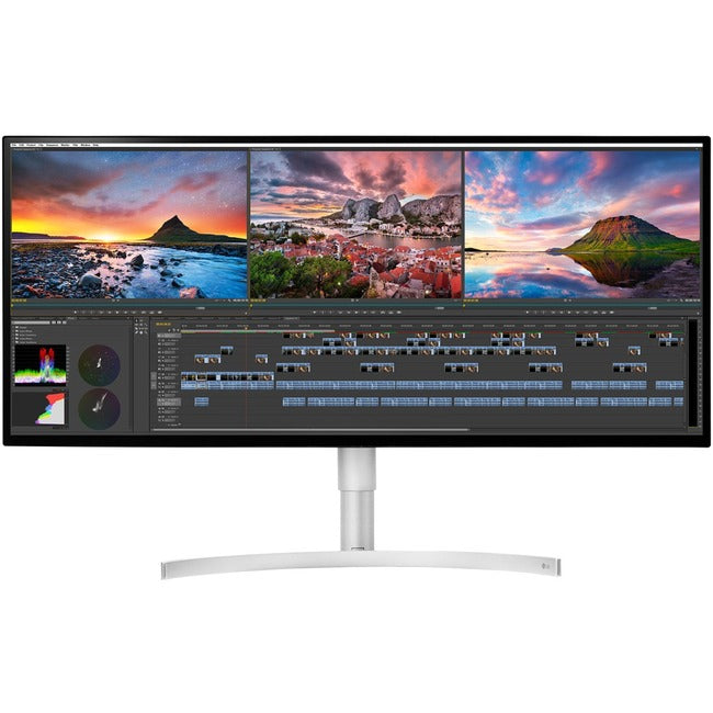 LG Ultrawide 34BK95U 34" Double Full HD (DFHD) LED LCD Monitor - 21:9 - Black, Silver - American Tech Depot