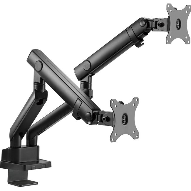 Aluminum Mechanical Spring Dual Monitor Mount - 17" to 32