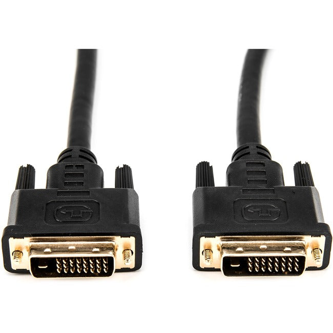 Rocstor Premium DVI-D Dual Link Display Cable (m-m) Black - DVI for Video Device, Monitor, Projector, TV - 1.24 GB-s - 10 ft - 1 Pack - 1 x DVI (Dual-Link) Male Digital Video - 1 x DVI (Dual-Link) Male Digital Video - Nickel Plated Connector - Black