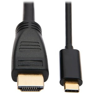 Tripp Lite USB C to HDMI Adapter Cable USB 3.1 4K@60Hz M-M USB-C Black 15ft - American Tech Depot