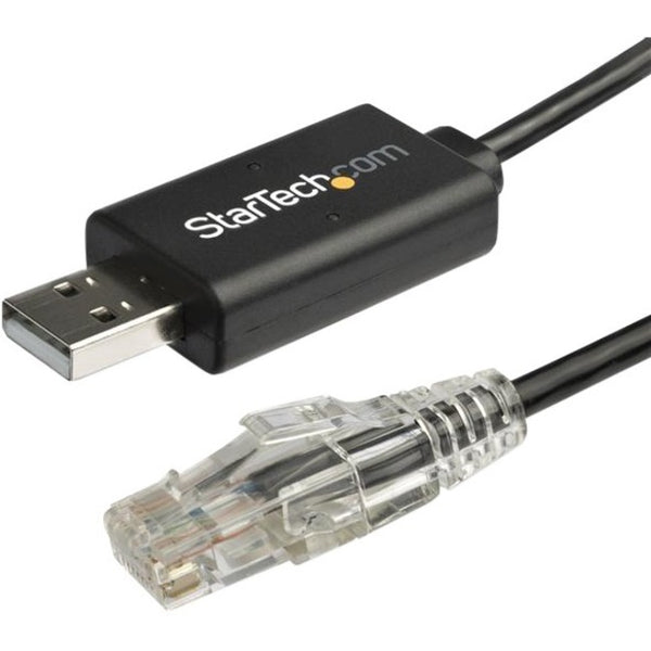 StarTech.com 6 ft. - 1.8 m Cisco USB Console Cable - USB to RJ45 Rollover Cable - Transfer rates up to 460Kbps - M-M - Windows®, Mac and Linux® Compatible - American Tech Depot