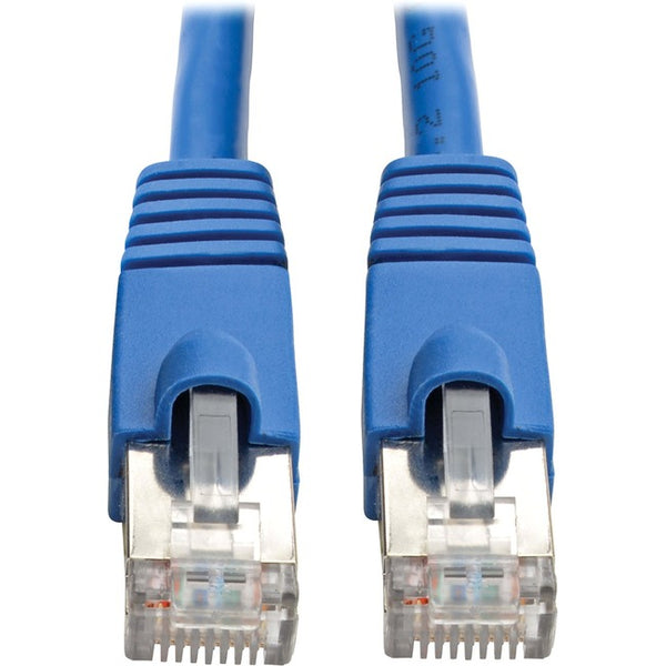 Tripp Lite Cat6a Snagless Shielded STP Patch Cable 10G, PoE Blue M-M 30ft - American Tech Depot