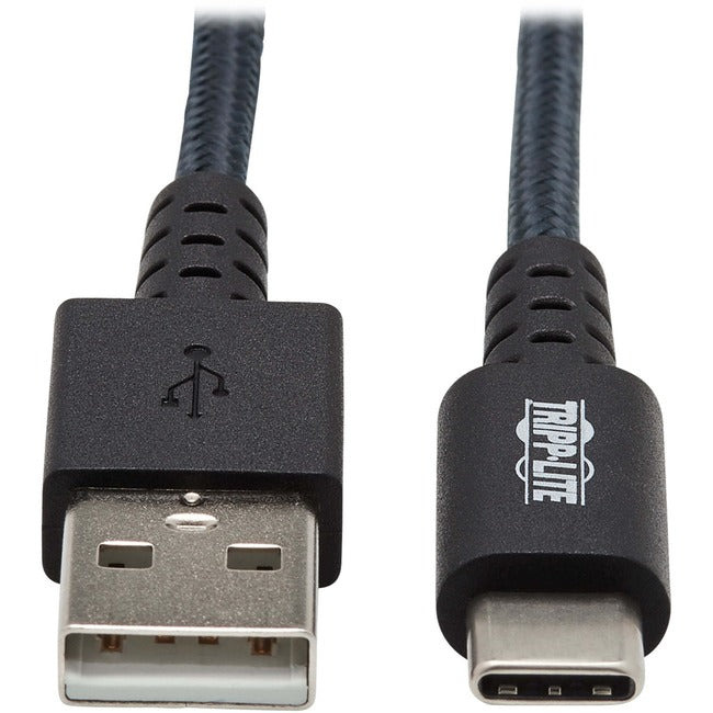 Tripp Lite Heavy Duty USB-A to USB C Charging Sync Cable for Androids M-M 10ft - American Tech Depot