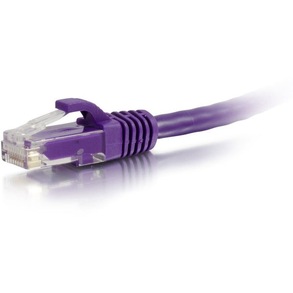 C2G 6IN Cat6a Snagless Unshielded (UTP) Network Patch Ethernet Cable-Purple - American Tech Depot