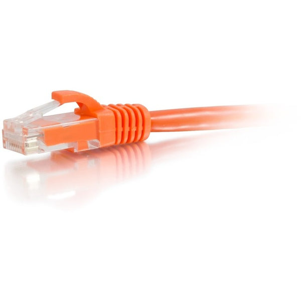 C2G 6IN Cat6a Snagless Unshielded (UTP) Network Patch Ethernet Cable-Orange - American Tech Depot