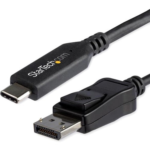 StarTech.com 6ft-1.8m USB C to Displayport 1.4 Cable Adapter - 4K-5K-8K USB Type C to DP 1.4 Monitor Video Converter Cable - HDR-HBR3-DSC - American Tech Depot