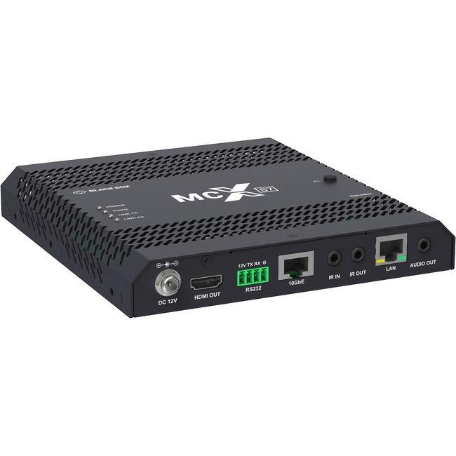 Black Box MCX S7 4K60 Network AV Decoder - HDCP 2.2, HDMI 2.0, 10-GbE Copper - American Tech Depot