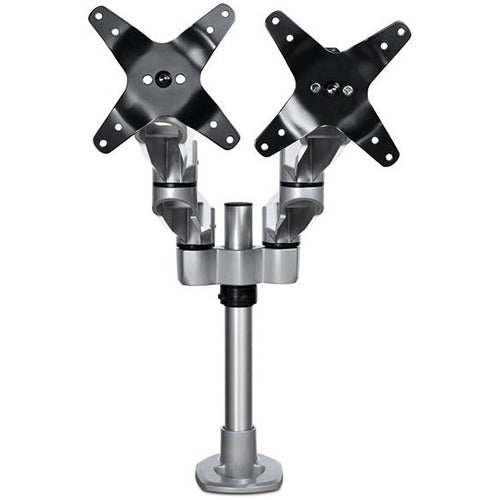 StarTech.com Desk Mount Dual Monitor Arm - Premium Articulating Desktop VESA Mount up to 27" Displays - Height Adjustable - Clamp-Grommet