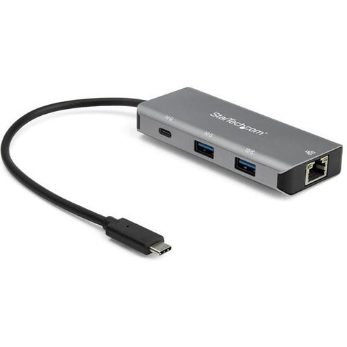 StarTech.com 3 Port USB C Hub with Gigabit Ethernet - 2x USB-A-1x USB-C - SuperSpeed 10Gbps USB 3.1-3.2 Gen 2 Type C Hub - USB Bus Powered - American Tech Depot