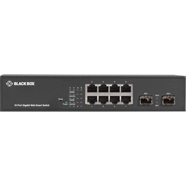 LGB708A, Switch Gigabit Ethernet Web Smart serie LGB700 - SFP, 10 porte -  Black Box