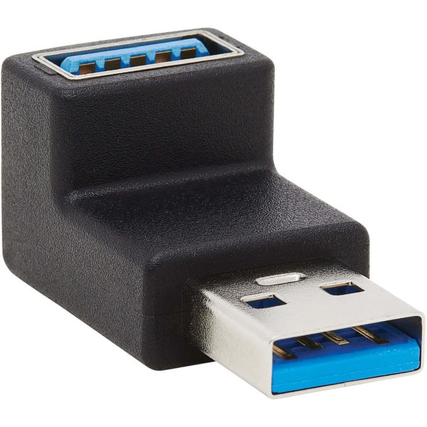 Tripp Lite USB 3.0 SuperSpeed Adapter - USB-A to USB-A, M-F, Up Angle, Black - American Tech Depot