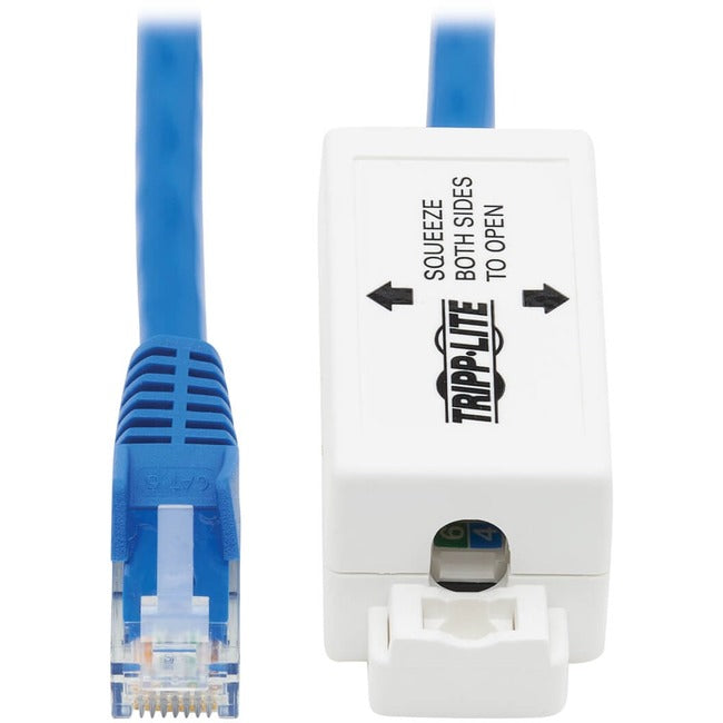 Tripp Lite Cat6 Junction Box Cable Assembly, 18 in., Blue - American Tech Depot