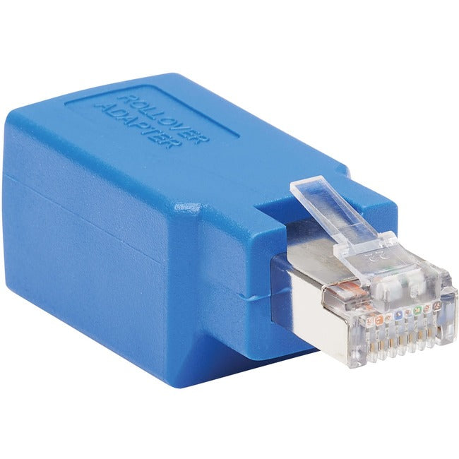 Tripp Lite Cisco Serial Console Rollover Adapter (M-F) - RJ45 to RJ45, Shielded, Blue - American Tech Depot