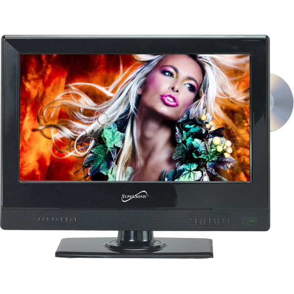 Supersonic SC-1312 13.3" TV-DVD Combo - HDTV - 16:9 - 1366 x 768 - 720p