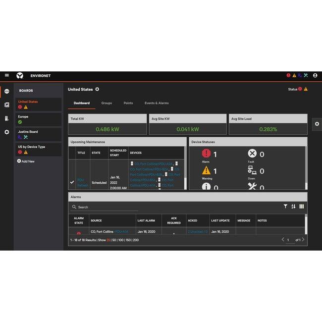 Vertiv Environet Alert Data Center Monitoring 200 Device License