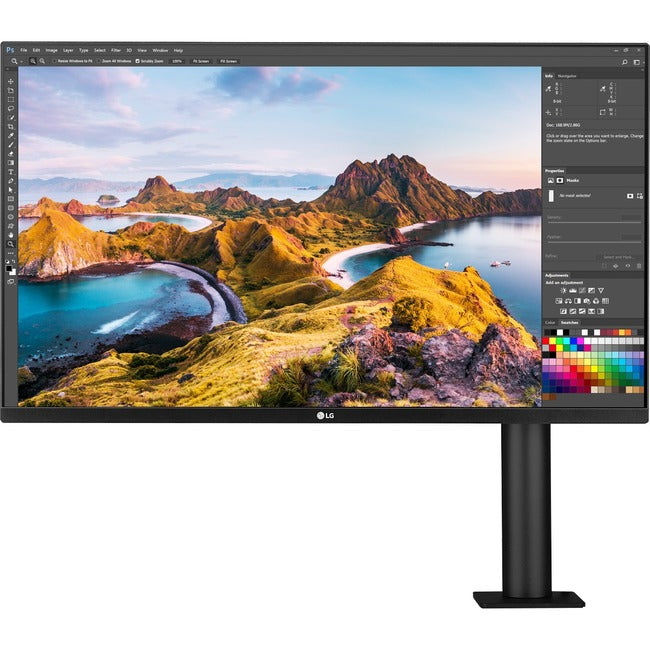 LG UltraFine 31.5" 4K UHD LED LCD Monitor - 16:9 - Textured Black