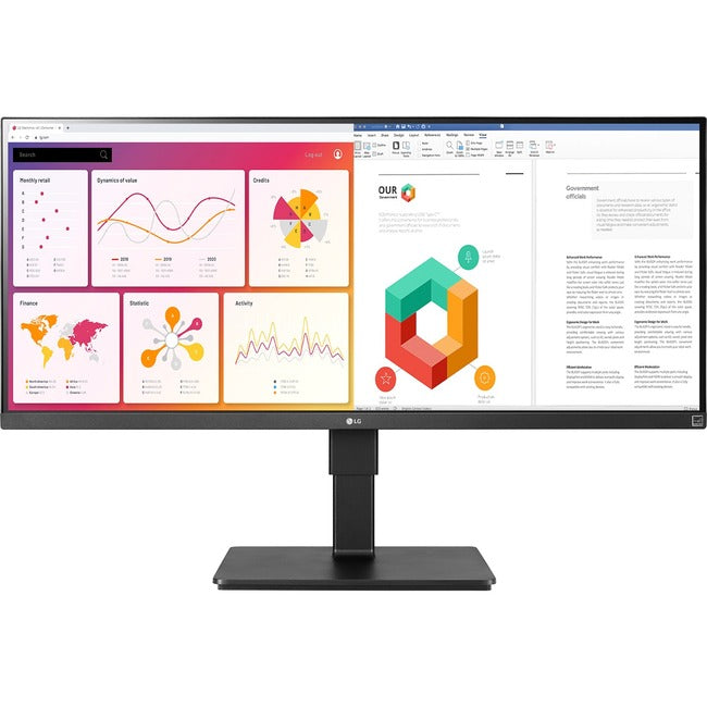 LG Ultrawide 34BN770-B 34" QHD WLED LCD Monitor - 21:9 - Matte Black