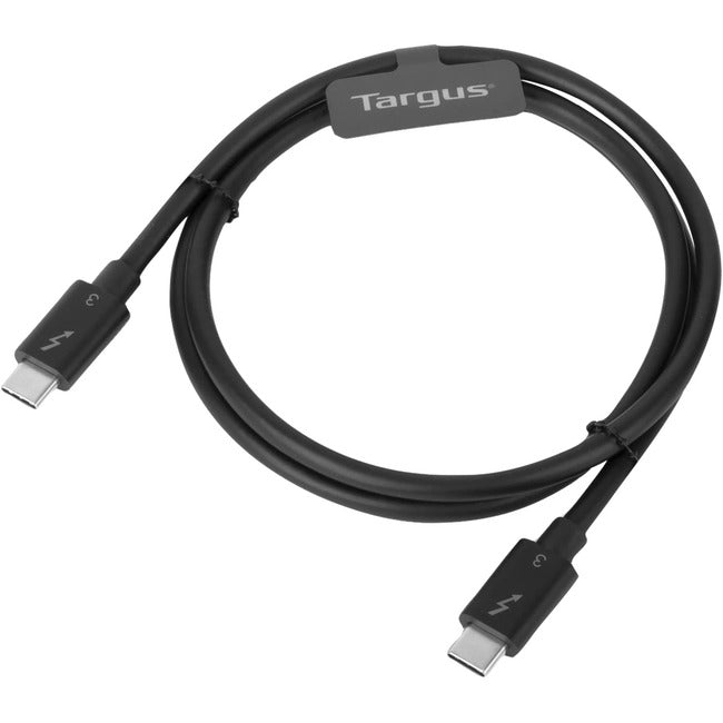 Targus 0.8M USB-C Male to USB-C Male Thunderbolt 3 40Gbps Cable