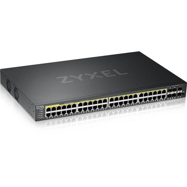 ZYXEL 48-port GbE L2 PoE Switch with GbE Uplink