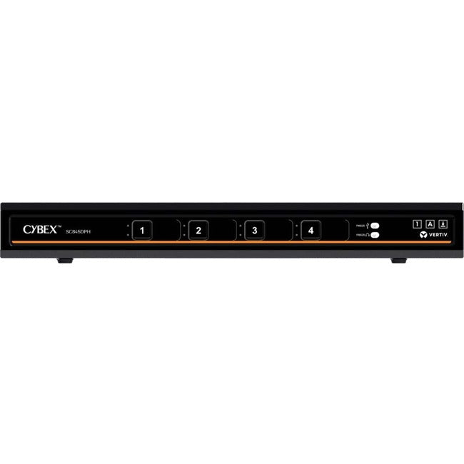 Vertiv Cybex SC800 Secure KVM | Single Head | 4 Port Universal and DPP | USB-C | NIAP version 4.0 Certified (SC845DPHC-400)