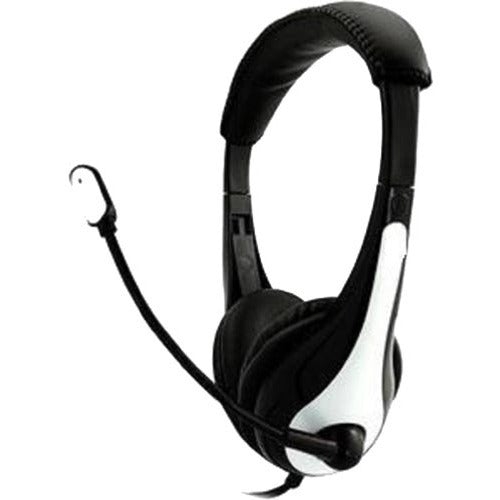 Ergoguys Wired Headset with 3.5mm Plug, Black-White