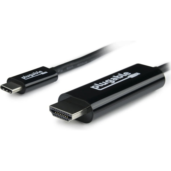 Plugable USB C to HDMI Adapter Cable - Connect USB-C or Thunderbolt 3 Laptops to HDMI Displays up to 4K@60Hz