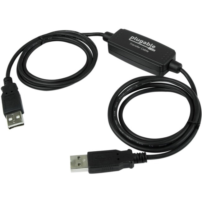 Plugable USB 2.0 Transfer Cable, Unlimited Use, Transfer Data Between 2 Windows PC's