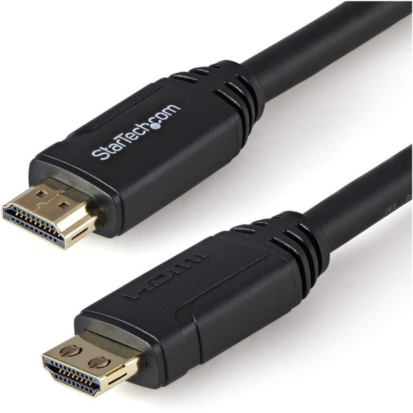 StarTech.com 10ft-3m HDMI 2.0 Cable, Gripping Connectors, 4K 60Hz Premium Certified High Speed HDMI Monitor Cable w-Ethernet, HDR10 18Gbps