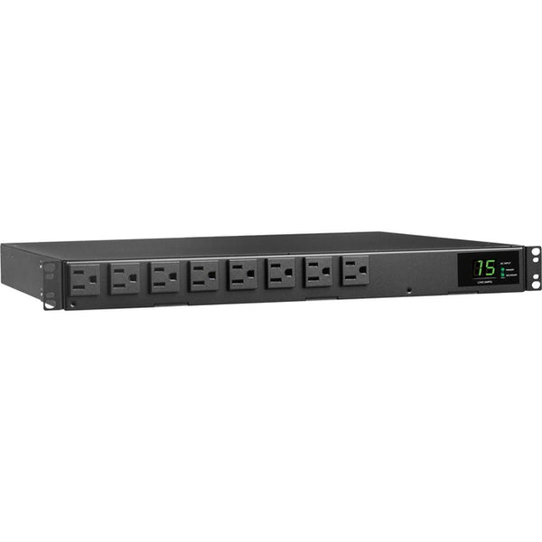 Tripp Lite PDU ATS - Metered 120V 1.44kW 15A 8 5-15R Dual 5-15P 12ft Cords