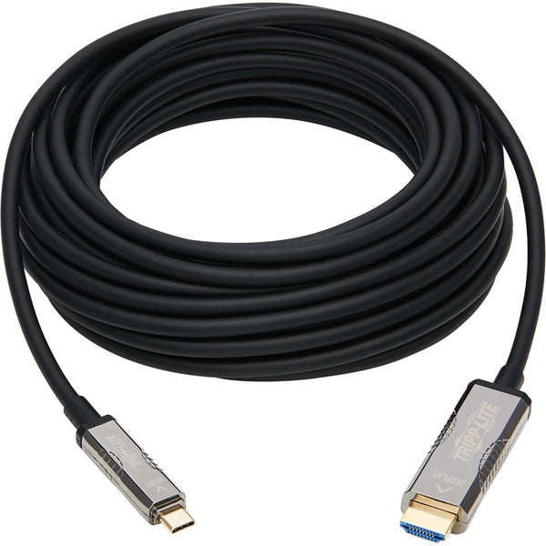 Tripp Lite U444F3-10M-H4K6 Fiber Optic Audio-Video Cable